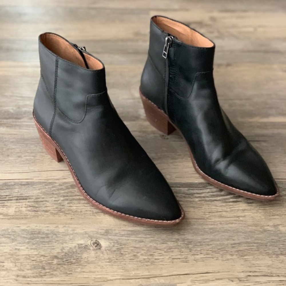 Black Madewell booties